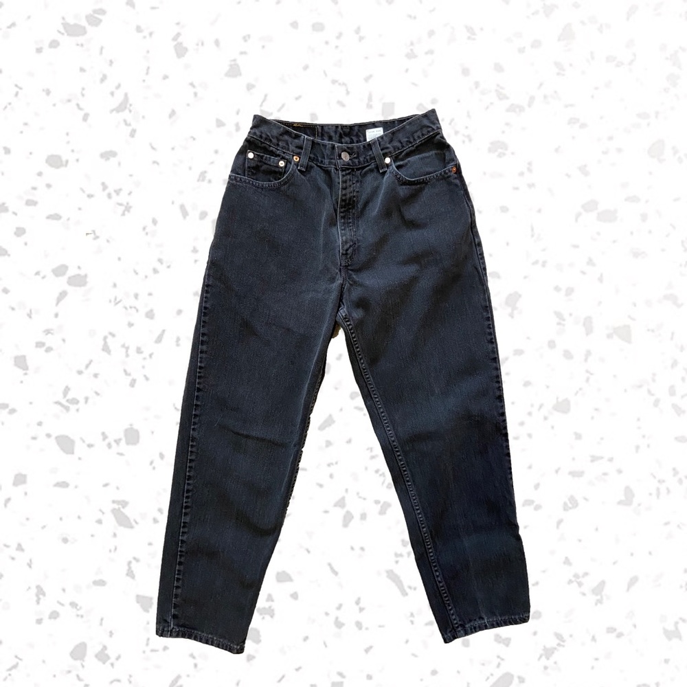 Vintage Black Levi’s 550 High-Waisted Jean